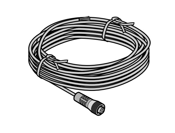 Kabel für Lichtgitter (FUEH) Länge: 15 m in Schwarz
