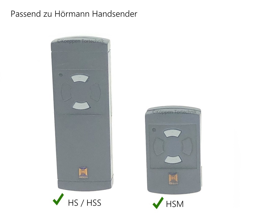 Handsender Halterung Hörmann ohne Sonnenclip in schiefergrau - Hörmann /  Novoferm Ersatzteile günstig für Tore und mehr